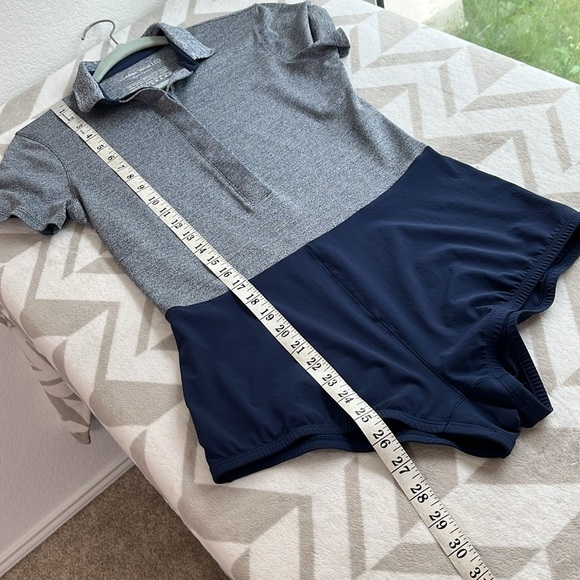 OV Outdoor‎ Voices Polo Bodysuit One piece Navy size Small - Picture 10 of 10